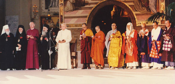Image result for pope john paul II assisi ecumenical
