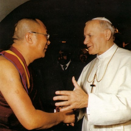 Some more photos of John Paul II with his good friend, the pagan Dalai Lama