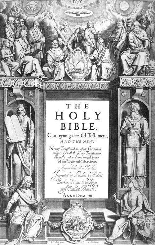 Title Page of the ‘Authorized Version’ or 1611 King James Bible